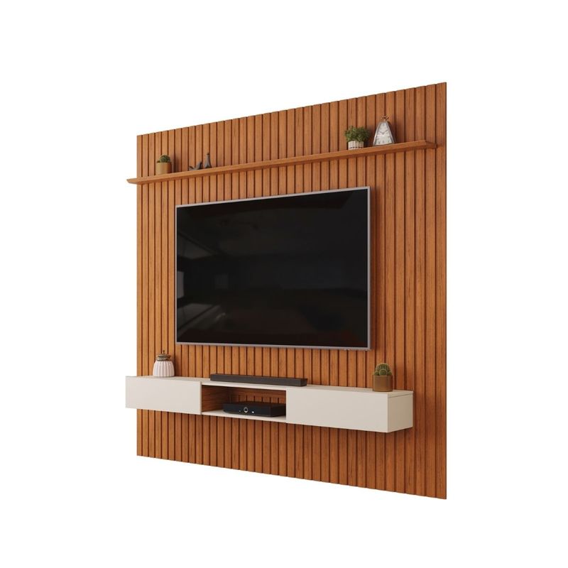 PAINEL-RIPADO-E-BANCADA-TRENTO-250X240-FREIJO/OFF-WHITE-     2